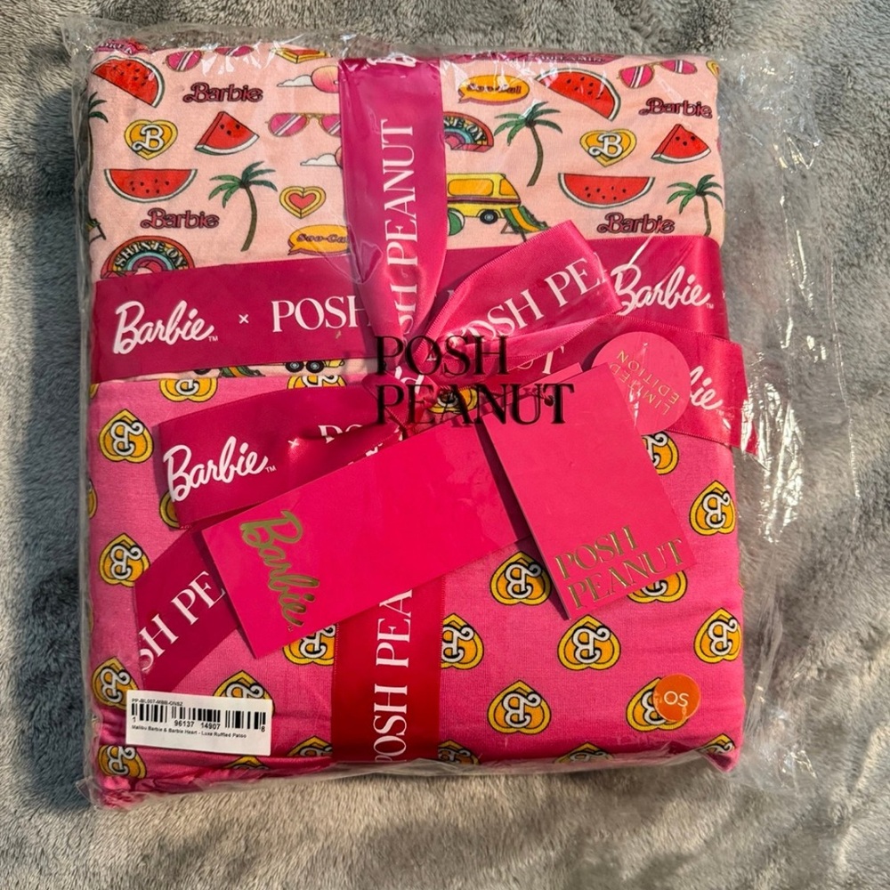 Malibu Barbie & Barbie Heart- Luxe Ruffled Patoo